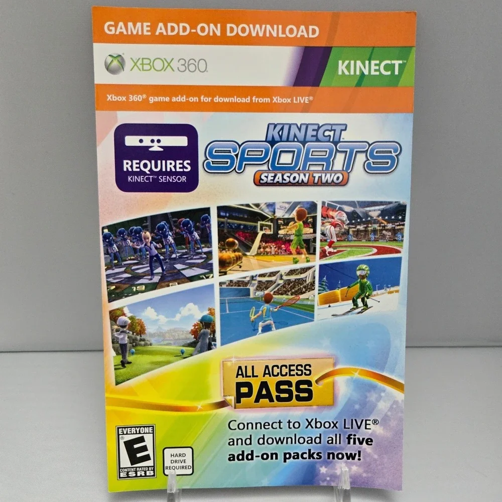 Kinect Sports Ultimate‎ Collection - Xbox 360 - Case Insert & 2 Discs Tested